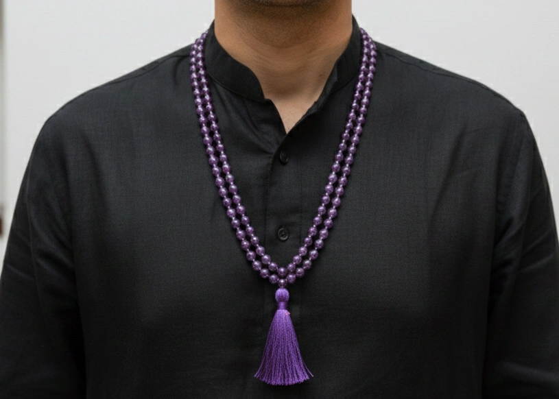 Amethyst Mala 108 Beads